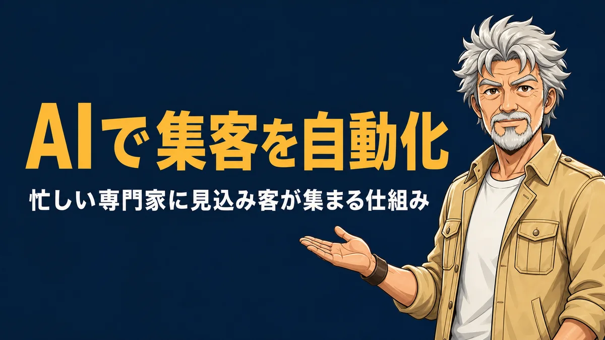 AIで集客を自動化